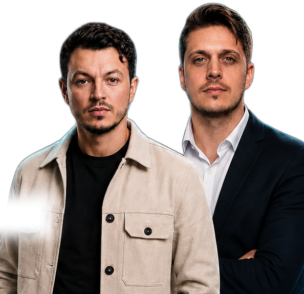 James e Cauã, fundadores à frente do Avant Partner Ecosystem